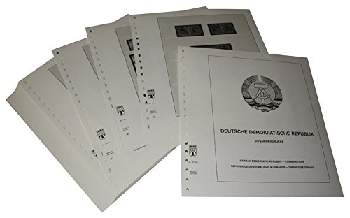 Allemagne Timbres se Tenant RDA Classement LINDNER Original 1969-1979