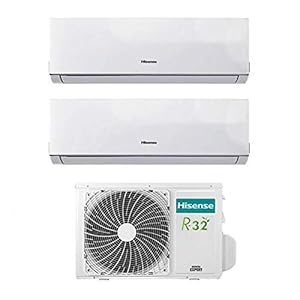 Hisense - Climatiseur Inverter New Comfort Dual Split 7000+12000 7+12 Btu 2AMW42U4RRA R-32 A++