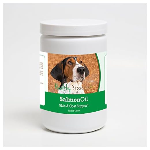 Healthy Breeds Treeing Walker Coonhound Salmon Oil Soft Chews 120 Count