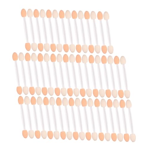 SOESFOUFU Eyeshadow Sponge Applicator Stick 50 Pcs Dual-ended Eye Shadow Sponge Brush Set Comfortable