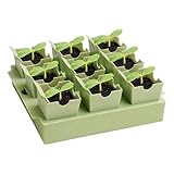 Boost Seedling Survival: Plant germination trays with built-in handles easy transplanting while reducing shock to delicate seedlings, promoting higher survival rates during the growth phase, ideal for home gardeners and small-scale plant enthusiasts who seek reliable results without hassle in various planting environments