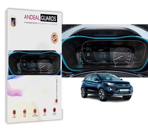 Image of Tata Nexon Ev Max Speedometer /Instrument Cluster Screen Protector -TATA NEXON Car Accessories Screen Protector-Pack of 1 (GLOSSY FINISH)