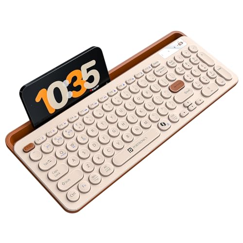 Portronics Bubble 3.0 Wireless Keyboard with Bluetooth + 2.4 GHz ...