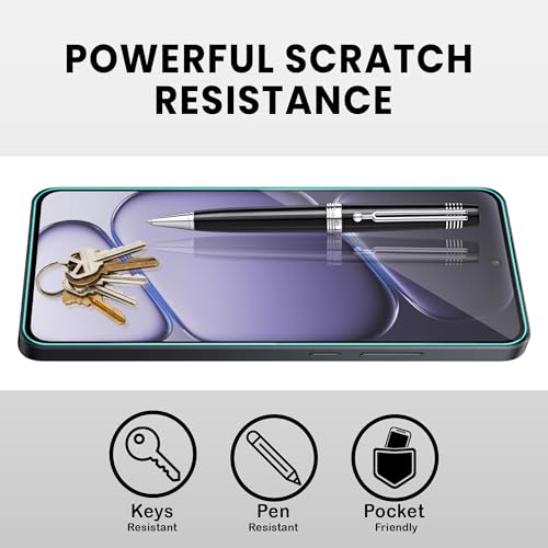 Image of FIRST MART Tempered Glass for OnePlus Nord CE 6 Lite, 9H 0.3 mm Full-Glue Screen Protector with Cable Protector, 3D Edge-to-Edge, HD Clear, Case-Friendly, Black, Pack of 1