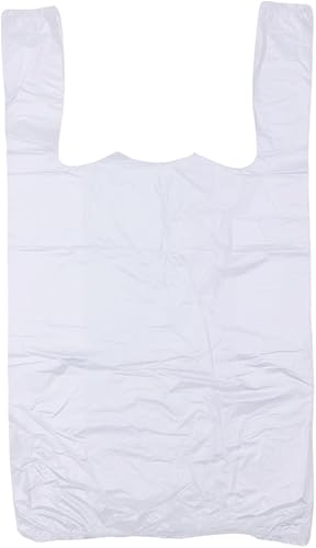 Bolsas transparentes para camisetas de color natural - 18 BBL (10 x 5 x 18 pulgadas) - 1000 bolsas - 13 micras - transparente