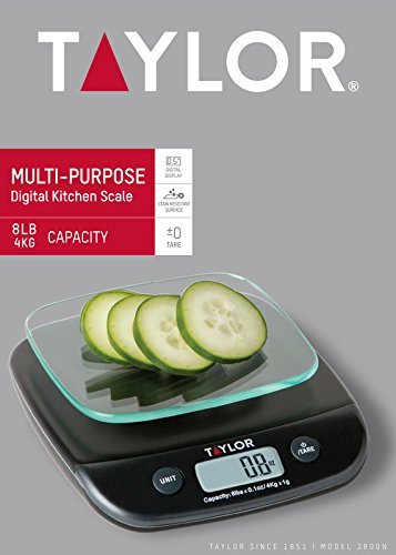 Taylor Precision Products Digital Kitchen Scale Black #TOP3