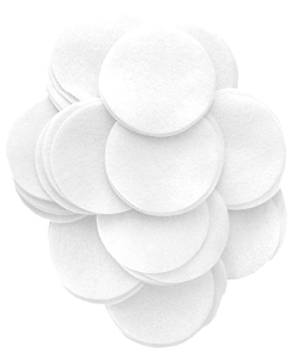 Image of Playfully Ever After White Craft Felt Circles (5 Inch - 18pc)
