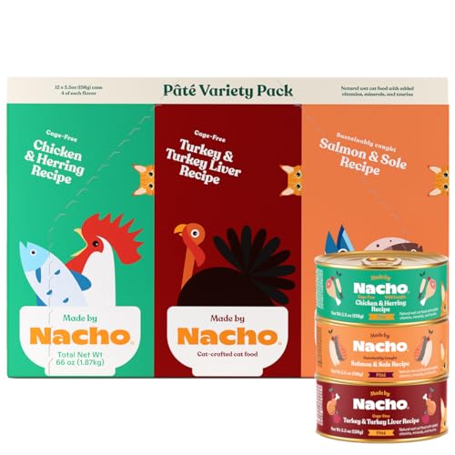 Made by Nacho Premium Wet Cat Food Grain-Free Pate Cans, ...