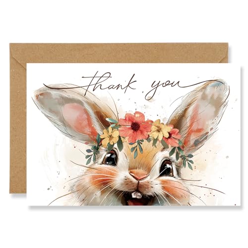 Cartes de vœux vierges de Pâques couronne de fleurs pour accompagner vos cadeaux