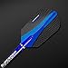 Harrows Retina | Premium Extra Strong 100 Micron Dart Flights in Slim Shape, 1 Sets of 3 Flights, 3 Flights In Total, Blue