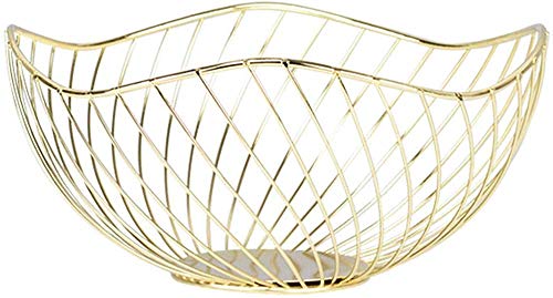 YTBHSHXZ Cesta escurridora de hierro for verduras, ideal for el hogar, la sala estar o como plato for aperitivos y frutas