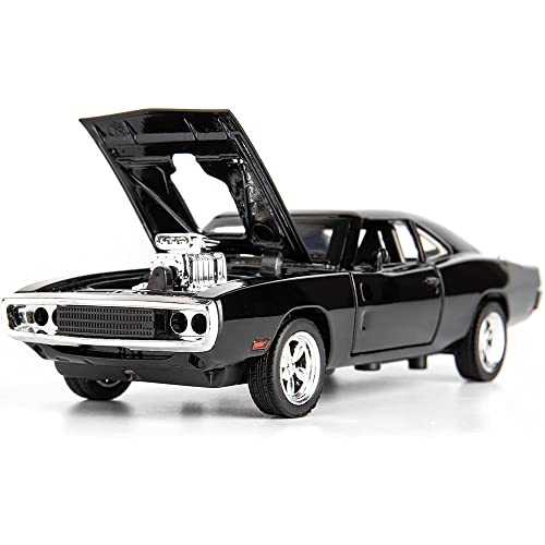 Image of DARVICE Exclusive Alloy Die Cast Metal Car Fast and Furious Toy Car 1:32 Scale Model Pull Back Diecast Pullback Toy car with Openable Doors & Light, Music Toy Car for Kids