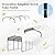 MUPATER 10x15 FT Heavy Duty Metal Carport Tent, Outdoor Carport Canopy, Garage Car Shelter Shade with Metal Roof, Frame and Bolts for Car, Truck and Boat, Cream White