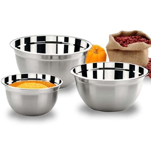 Brinox - Conjunto de Tigelas 3 Peças Suprema - Aço