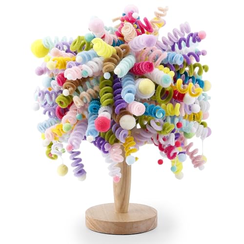 Image of Caydo 200 PCS Thick Pipe Cleaners Craft Supplies Multi-Color Chenille Stems for Art and Craft Projects Kids Creative Toys DIY Home Decorations (12inch x 6mm) (Pack of 4)