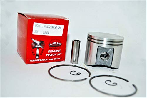 Lil Red Barn Husqvarna 390, 390xp Piston Kit 55mm, Replaces Husqvarna Part # 537420202 2 Day Standard Shipping to All 50 States!