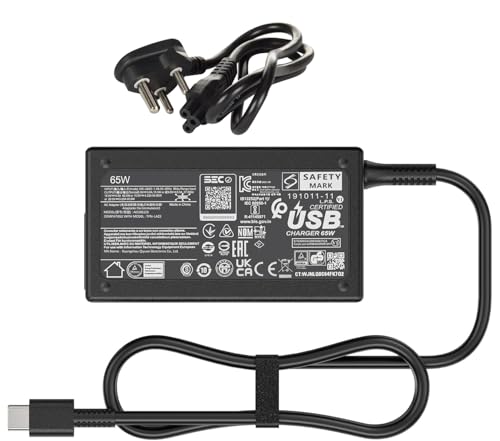 Image of 65W Laptop USB-C Charger with HP EliteBook x360 1040 630 745 835 840 G9 845 860 G10 H.P Elite x2 1012 G2 G4 G8 ProBook 440 450 455 460 H p Envy x360 17 Spectre x360 Type-C (H /P 65W Type-C)