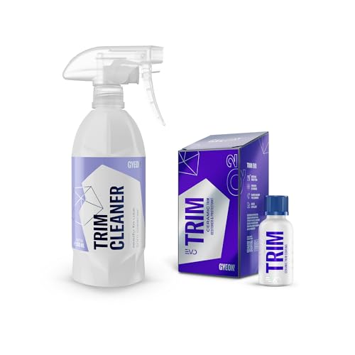 Gyeon Trim EVO Ceramic Trim Restorer + TrimCleaner Prep Kit – Plastic & Vinyl Restoration System – Deep Clean, Restore, and Protect Faded Exterior Trim with Hydrophobic SiO₂ UV-Resistant Coating