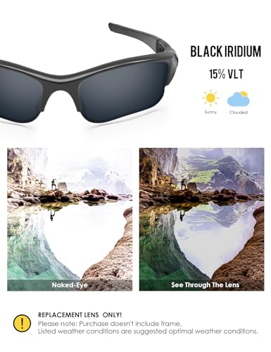 Image of BLAZERBUCK Replacement Lenses & Sock Kit for Oakley Flak Jacket XLJ Sunglass