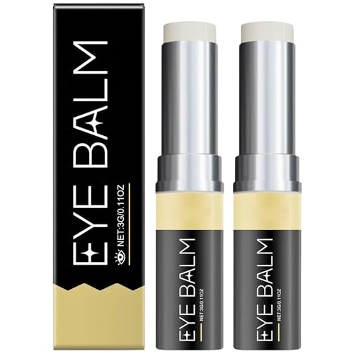 2pcs Eye Balm Stick For Under Eye Bags,Retinol Eye Stick With Hyaluronic Acid,Erases Eye Bags Within Minutes,Anti-Aging Eye Cream For Puffiness,Dark Circles&Fine Lines, Eye Brightener&Wrinkle Smoother