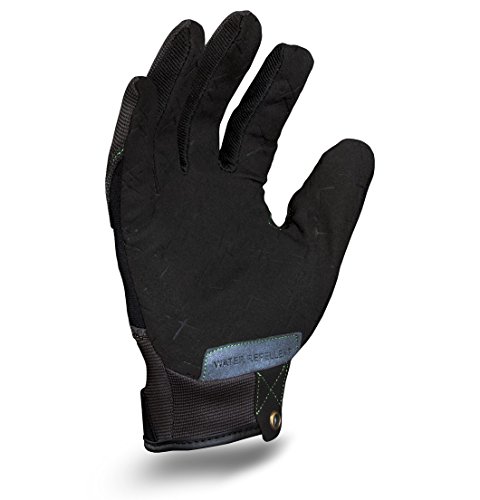 Ironclad Exo Pro Water Resistant; Work Gloves, (1 Pair), Exo2-Mwr-03-M, Black/Grey #TOP6