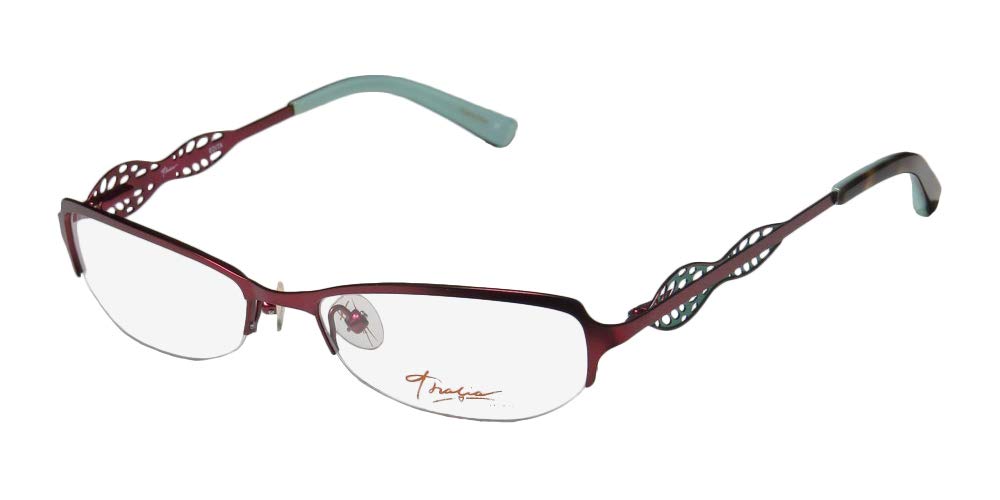 Thalia Edita Womens/Ladies Designer Half-rim Flexible Hinges Glamorous Adult Size Authentic Eyeglasses/Eyewear