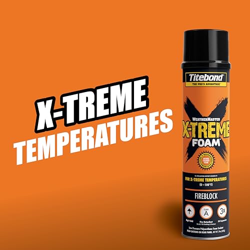 Titebond X-TREME Fireblock espuma de poliuretano 12 Oz miniatura 4