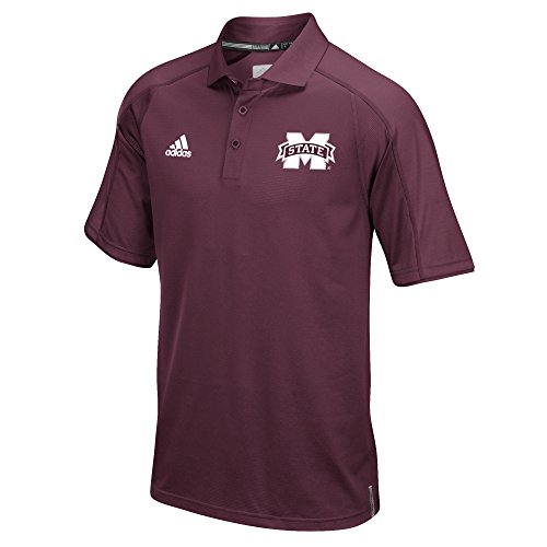 NCAA Mississippi State Bulldogs Men s Sideline Polo, Small, Maroon