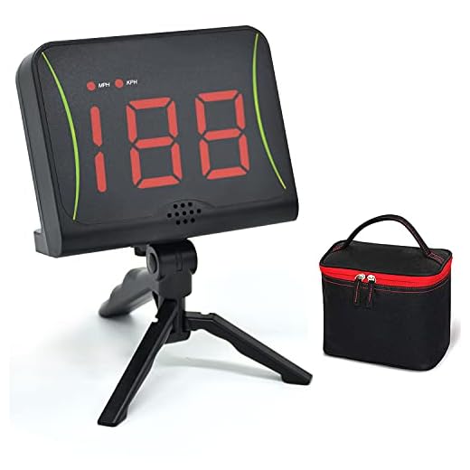 ALPIKA Velocity Speed Radar, Hands-Free Multiple Sports Speed Sensor, Pitching/Swinging/Shooting Speed Gun with MPH and KPH Measurement, Speed Training Equipment