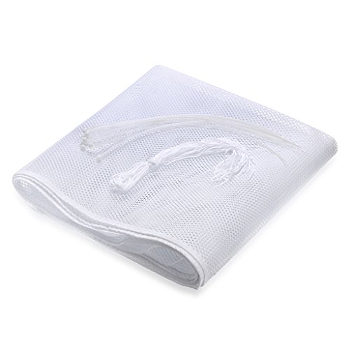 Sumnacon 3 mètre Filet de Protection Balcon pour Bébé et Enfant, Filet de Sécurité pour Balcon et Escalier, Solide et robuste, 77cm(hauteur) *300cm(longueur) (blanc)