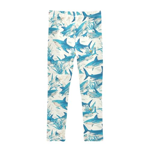 Sharks Camouflage Kids Baby Girls Legging Comfortable Full Length Dance Pants Running2
