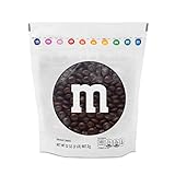 M&M’S Brown Milk Chocolate Candy, 2lbs of M&M'S in Resealable Pack for Candy Bars, Graduations, Birthday Parties, Fall Gatherings, Dessert Tables & DIY Party Favors