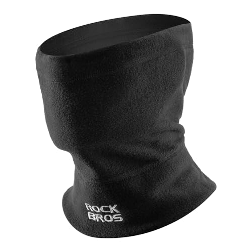 ROCKBROS Winter Balaclava Ski Mask for Men Cold Weather Face Cover Windproof Fleece Thermal Scarf Mask Breathable for Skiing Cycling Snowboarding