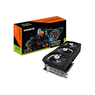GIGABYTE Placa gráfica GeForce RTX 4090 Gaming OC 24G, 3 ventoinhas WINDFORCE, placa de vídeo 24GB 384-bit GDDR6X, GV-N4090GAMING OC-24GD