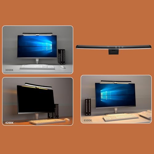 Lumière d'ordinateur à clipser pour éliminer la fatigue visuelle et les reflets - 5