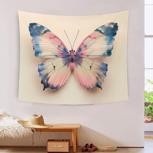 Tapisserie papillons 3D la solution en tissu pour relooker un grand mur nu