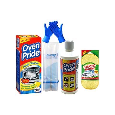 Oven Pride Cleaner Kit with Scrubbing Pad Cover