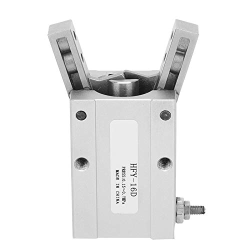 Baxnore Pneumatic Air Gripper HFY16 High Strength Alloy Finger Cylinder Single Acting Industrial Automation Tool for Robotics Assembly Line Equipment