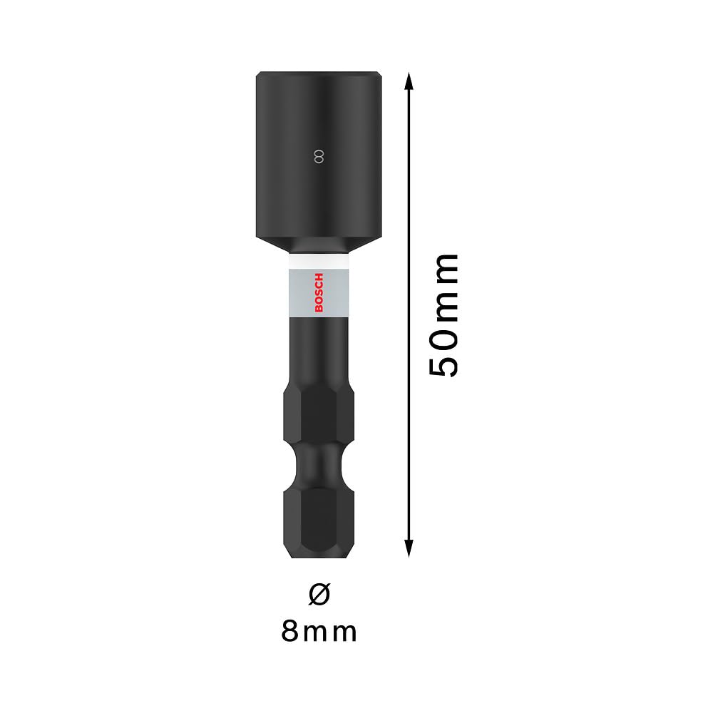 Bosch Professional Accessories 2608522351 Impact-Lokma Anahtarı 8 mm, 0 W, 0 V