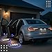 4 Pack Car Door Lights, Compatible with A1 A3 A4 A4L A5 A6 A6L A7 A8 Q3 Q5 Q7 TT R8, LED Car Light Accessories, Puddle Light for Front and Rear Doors