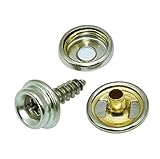 TommoT 60pcs Fastener Screw Snaps, Stainless Steel Marine Grade 5/8