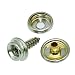 TommoT 60pcs Fastener Screw Snaps, Stainless Steel Marine Grade 5/8" Socket for Boat Canvas,Silver