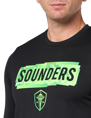 adidas Men's Seattle Sounders MLS Long Sleeve T-Shirt - Product
