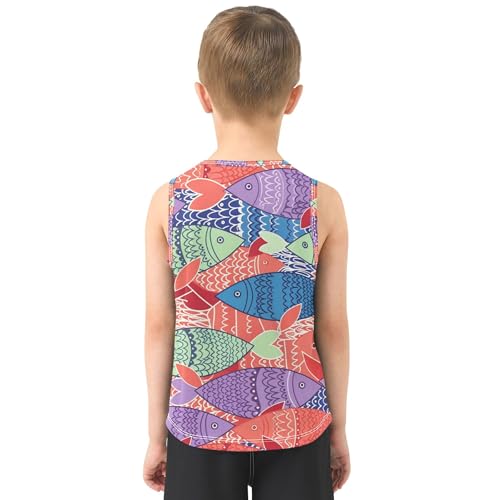 Baby Boys Tank Tops Quick Dry Kids Boy Sleeveless Vest Sports Outdoor Breathable Outfit3