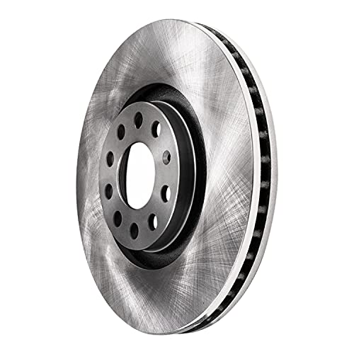 Image of Detroit Axle - Front Brake Rotors for Audi A3 Q3 TT Quattro Volkswagen Beetle Eos GTI Jetta Passat Tiguan Disc Brake Rotors Replacement : 12.28 inch inch Front Rotors