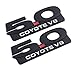 2Pack 5.0 Coyote V8 Emblem for Ford Mustang F150 F250 F350 Badge Decals (Black)