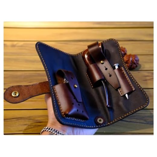 Is cigarette allowed in checked luggage Handmade Leather Portable Pipe Bag
