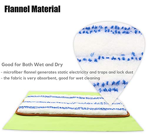 Reusable Mop Pads For Swiffer Sweeper-3Pcs, Machine Washable Refill Pads Fits Swiffer Sweeper, Microfiber Mop Pads For Hardwood Floor #TOP5