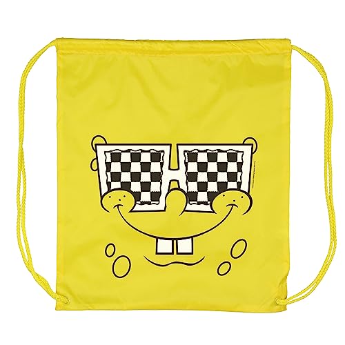 INTIMO SpongeBob SquarePants TV Show Single Compartment Drawstring Bag Utility Beach Pool