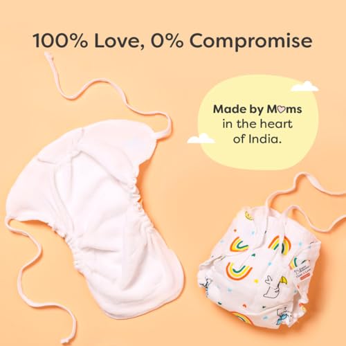 Image of SuperBottoms PREMIUM MUSLIN DryFeel Langot - Bummy Land - 3P (LARGE- 5-10KG)